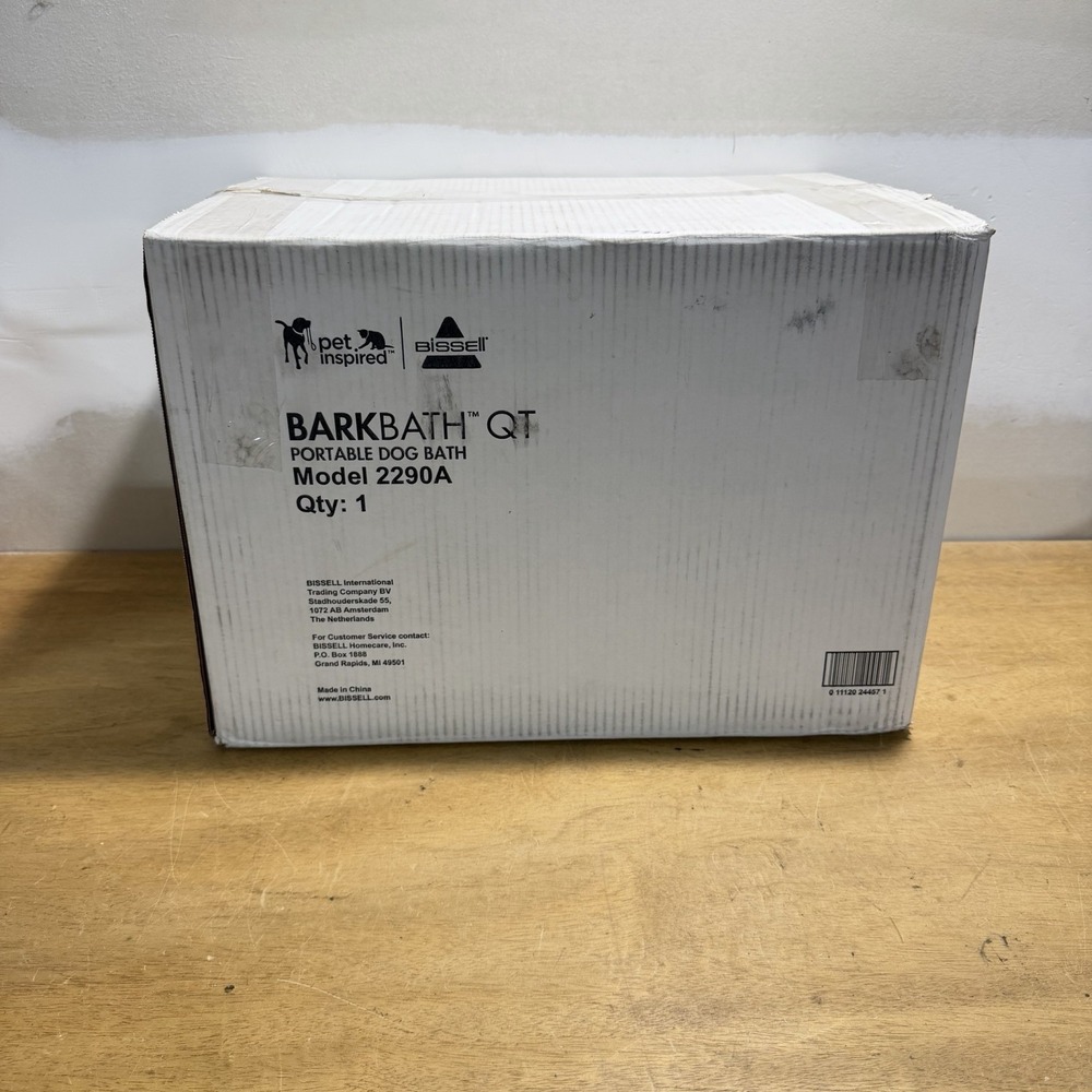 Bissell Barkbath QT Model 2290A Portable Dog Bath QuietTone Gray New